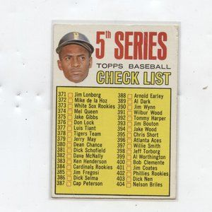 1967 TOPPS BASEBALL ROBERTO CLEMENTE #361 UNMARKED PIRATES